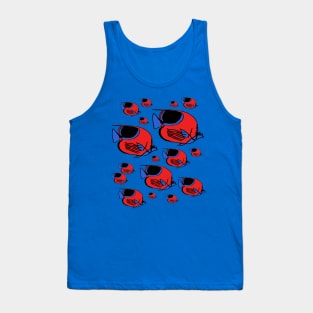 Red & Blue Sunfish Tank Top